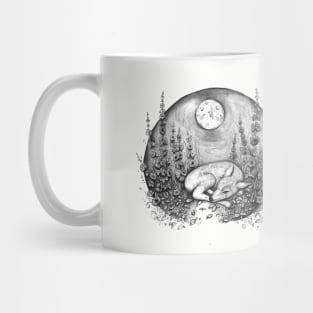 Bones of the Weary - Black and White Mug